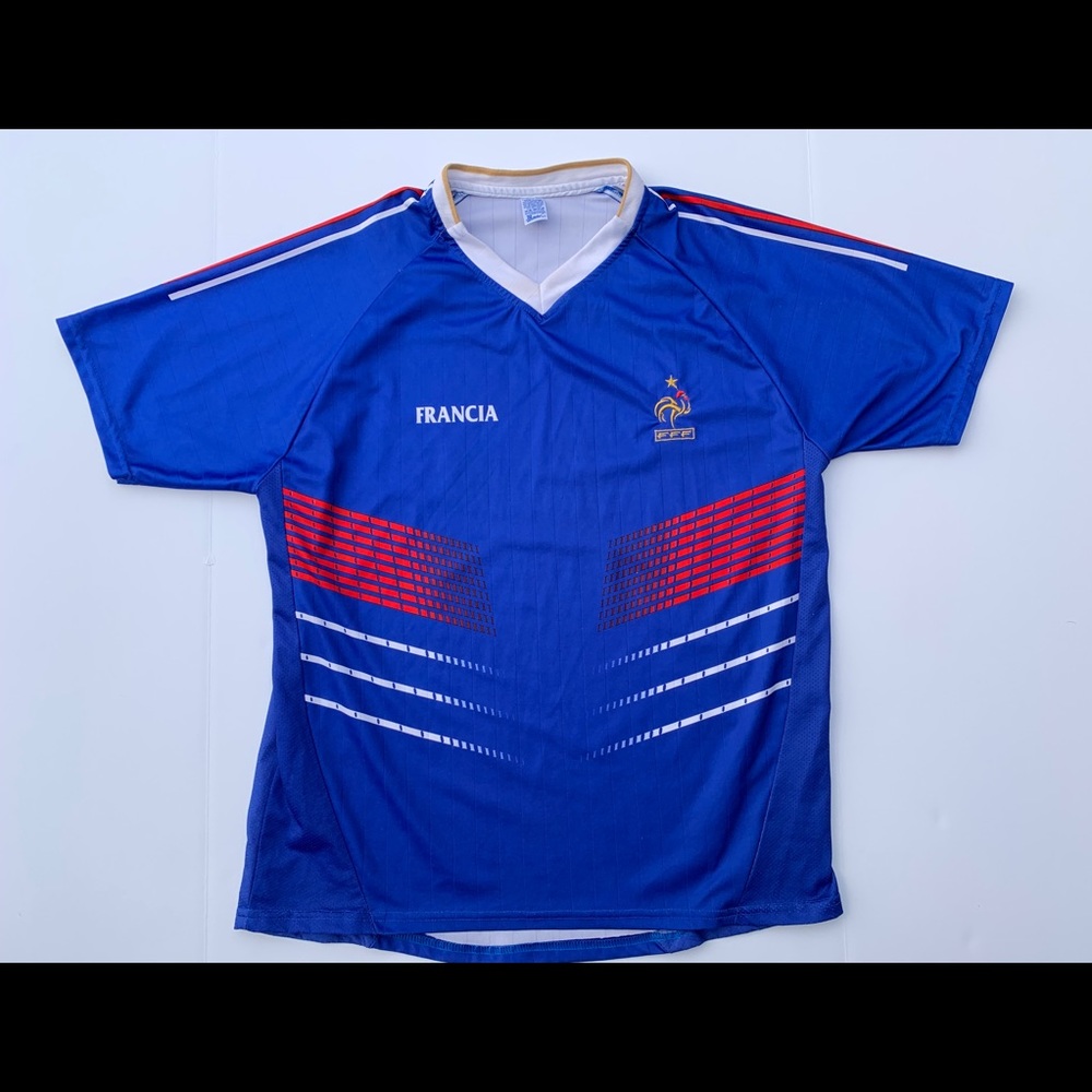 Men’s Blue France soccer jersey size M